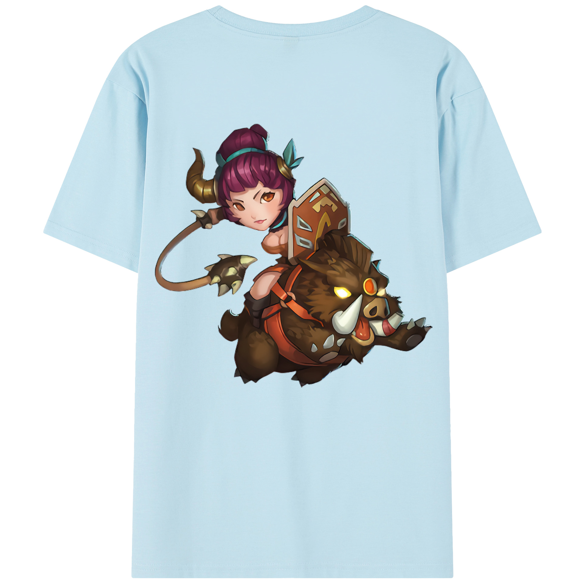 リーグ・オブ・レジェンド League of Legends LOL 綿100％半袖Tシャツ（背面プリント）
